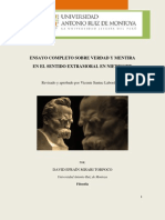 Ensayo Completo Sobre Verdad y Mentira - Nietzsche