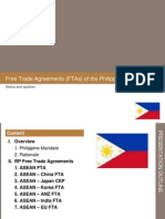 Status of Philippine Free Trade Agreements