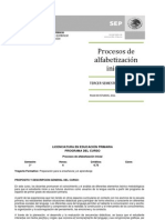 Procesos de Alfabetizacion Inicial - LePri