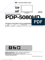 Pioneer Pdp-5080hd SM