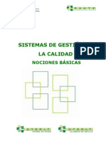 Sistemas de Gestión de La Calidad Nociones Básicas