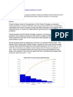 Describe Pareto Analysis and How Is It Used