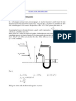 Pplication of The Bernoulli Equation: Go Back To The Main Index Page