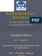 Acidosis Metabólica y Respiratoria