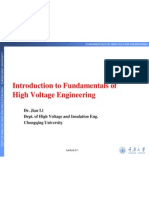 Introduction To Fundamentals of High Voltage Engineering