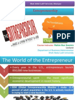 Foundations of Entrepreneurship