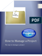 How To Manage A Project (Project Management)