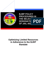 Proposed BJMP Policy Procedures in The Selection and Designation of Jail Aides