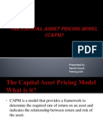 The Capital Asset Pricing Model (CAPM)