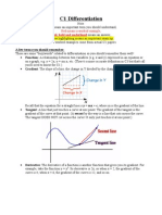 C1 Differentiation: Red, Bold and Underlined