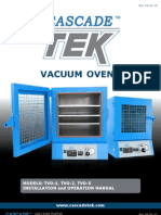 CascadeTEK Vacuum Oven Manual