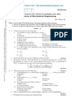 Elecments of Mechanical Engineering June 2012 New