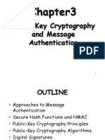 Public-Key Cryptography and Message Authentication