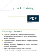 Factoring and Forfaiting: DR Saif Siddiqui