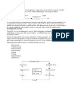 System Analysis and Design