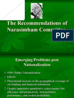 The Narasimham Committee