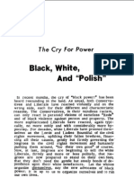 Black, and "Polish": White