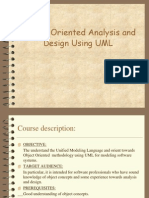 Object Oriented Analysis and Design Using UML