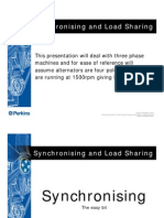 Synchronising and Load Sharing