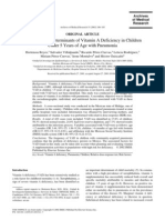 Frequency and Determinants of Vitamin A Deficiency in Children Under 5 Years of Age With Pneumonia