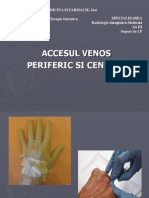 Accesul Venos Periferic ÅŸi Central