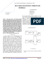 Automatic Bus Recognition Through Mobile: International Journal of Computer Trends and Technology-volume3Issue3 - 2012