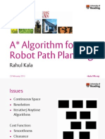 A Algorithm For Robot Path Planning