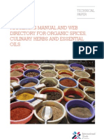 Marketing Manual For Organic Spices Culinary Herbs Essential Oils