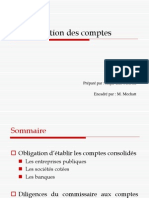 Consolidation Des Comptes