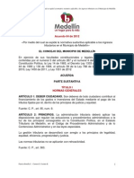 ACUERDO 64 DE 2012 ESTATUTO TRIBUTARIO Aprobado Por El Concejo de Medellín