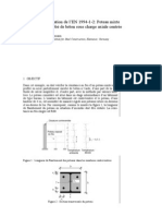 EC4 PoteauMixtePartiellementEnrobeDeBeton
