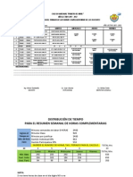 PLAN SEMANAL Exámenes