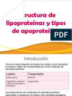 Lipoproteinas y Apoproteinas