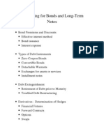 Accounting For Bonds and Long-Term Notes