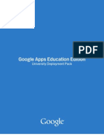 Google Apps Education Edition: University Deployment Pack