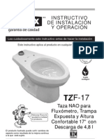 TZF-17 Instructivo Sanitario Helvex