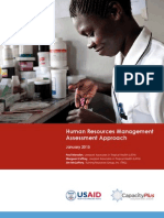 Human Resources Management Assessment Approach