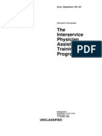 Ar 601-20 The Interservice Physician Assistant Training Program