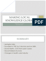 Making Local Knowledge Global