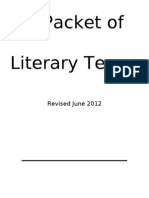 2012-2013 Literary Terms To Know Revised in