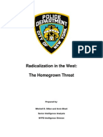 NYPD Report-Radicalization in The West