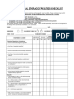 Bulk Chemical Facilities Checklist