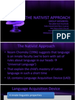 The Nativist Approach