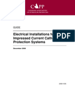 Electrical Installations For Impressed Current Cathodic Protection Systems