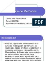 Investigación de Mercados