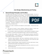 Power Transformer Design, Manufacturing and Testing