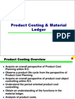 SAP Product Costing & Material Ledger