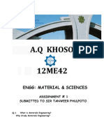 Engineering Material Assignment Solution 2