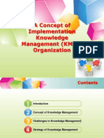 A Concept of Implementation Knowledge Management (KM) in Organization