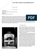 Construction of Double-Tier Oume Tunnel in Unconsolidated Gravel (Part 2)